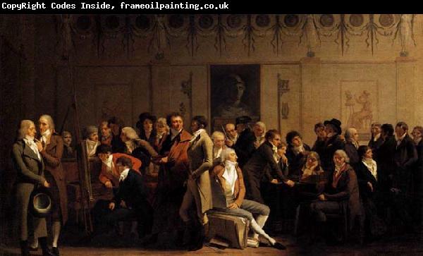 Louis Leopold  Boilly Meeting of Artists in Isabey-s Studio